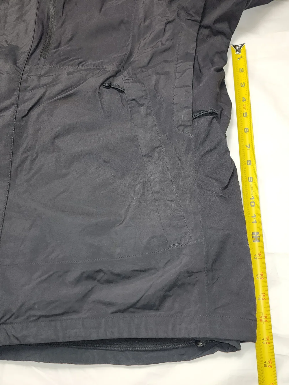 The North Face Hyvent Men's 2 In 1 Black Snowboard Ski Hooded Jacket Size Xlarge